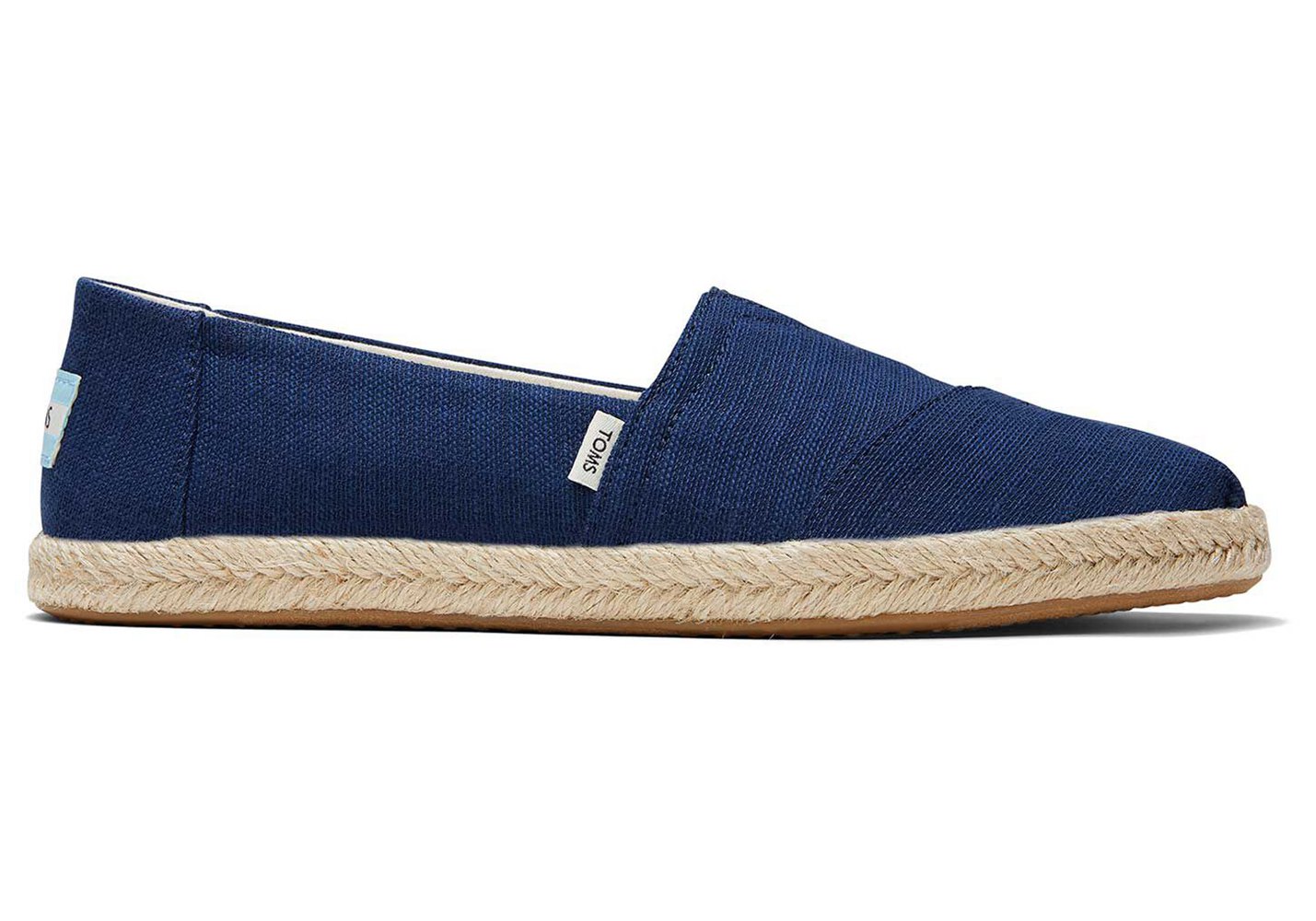 Toms Espadryle Damskie Granatowe - Alpargata Rope - 62TFQNHZV